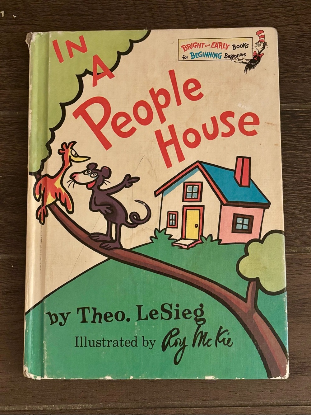 Dr. Seuss Theo. LeSieg In a People House Bright & Early Books